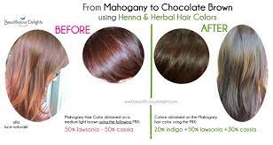 There is only one thing that lightens hair: Dye Your Gray Hair Chocolate Brown Using Henna Henna Before After P Beautilicious Delights