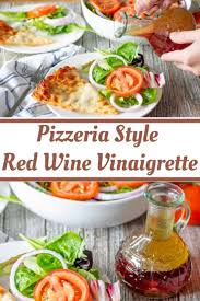 Easy Homemade Red Wine Vinaigrette Recipe Red Wine Vinaigrette Homemade Salads Salad Dressing Recipes