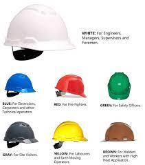 Osha color chart google search color orange red. Qhse Dz Safety Helmets Code Color Facebook