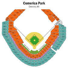 comerica seating chart detroit metallica at comerica park