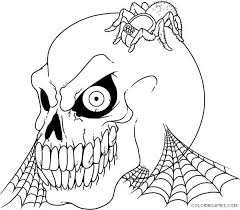 Maybe you would like to learn more about one of these? Devil Skull Coloring Pages On Fire Coloring4free Coloring4free Com