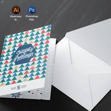 Season S Greetings Card Template Holiday Season Cards Greeting Card Template Seasons Greetings Card