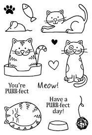 Doodles Cat Doodle Doodles Hand Drawn Stamp