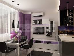 Acherno Wohndesign Ideen In Violett Und Dunkelgrau