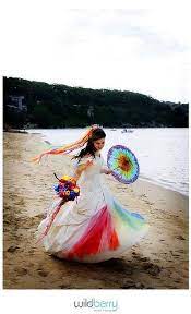 Anya S Rainbow Wedding Dress Rainbow Wedding Dress Rainbow Wedding Hippie Wedding