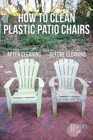 How To Clean Plastic Patio Chairs Plastic Patio Chairs Patio Chairs Cleaning Patio Furniture