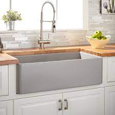 Dimension may differ from listing since it's handmade, please wait for your sink to arrive to have the correct measurements. 30 Northing Fireclay Farmhouse Sink With Fluted Apron White
