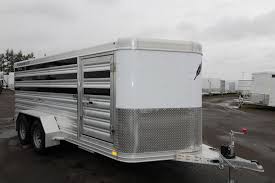 New 2019 Featherlite 8107 All Aluminum Livestock Trailer 16 Low Profile Center Gate On Track Sliders For Adjustable Pen Sizes Oregon Trailer Classifieds Find Cargo Enclosed Trailers Flatbed Trailers