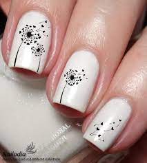 Nail Art Sticker Water Transfer Decal Dandelion Flower 26 Etsy Dandelion Nail Art Nails Flower Nails