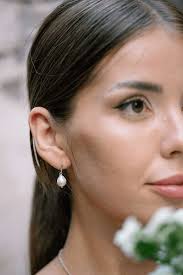 Sara Silver Baroque Pearl Earring