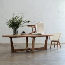 Check spelling or type a new query. Florence Reclaimed Teak Timber Oval Dining Table Outdoor Dining Table Living By Design