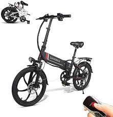 Samebike Elektro Fahrrad Mit Fernbedienung 20 Zoll Aluminium Pro Smart Folding Tragbare E Bike 48v 10ah Lithium Batterie E Bik In 2020 Fahrrad Radfahren Elektrofahrrad