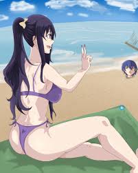 Rule 34 - Ass Beach Bikini Breasts Date A Live Purple Eyes Purple Hair Shido  Itsuka Tohka Yatogami Yatogami Tohka | 8874377