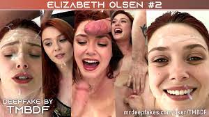 Elizabeth olsen fake facial