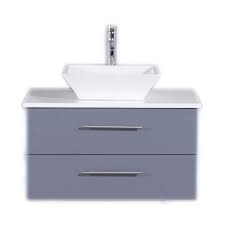 Features four soft closing drawers that are ideal for placing extra toiletries, towels and other bathroom essentials. Totti Wave 30 Gray Modern Bathroom Vanity W Super White Man Made Stone Top Sink Bathroom Vanities Modern Vanities Wholesale Vanities
