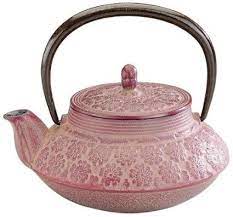 Japanese Tetsubin Cast Iron Blossoms Teapot Tea Pots Tea Cast Iron Tea Pot