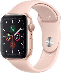 Available for preorder online, and will be available at amazon, best buy, target the app (which syncs with your apple watch and iphone) also encourages mindfulness with the breathe. Amazon Com Apple Watch Series 5 Gps 44mm Gold Aluminum Case With Pink Sport Band