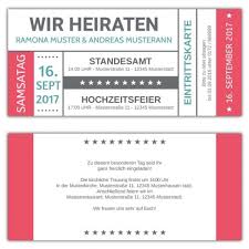Mit unserer suchfunktion finden sie leicht die beste. Einladungskarten Hochzeit Ticket
