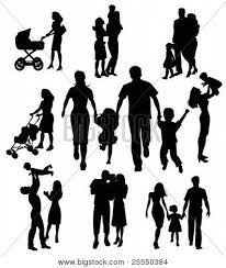 Family Silhouettes Silhouette Art Silhouette Painting Silhouette Images