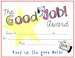 Bloggerific Weekly Response Good Job Certificate Templates Certificate Of Achievement Template School Certificates