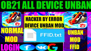 This is a very useful app that you can use instead of that original gaming application. Hacked By Error 404 Unlock Imei Ffid Txt Free Fire Unban Mod Apk Ob21 Free Fire Unbanned Device Youtube