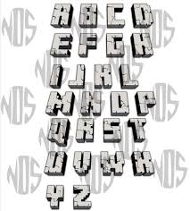 This article explains how to install fonts in windows, word for macos, microsoft word online, word for android, and word for ios. Digital Gray Cracked 3d Minecraft Alphabet And Numbers Minecraft Minecraft Party Minecraft Birthday Party