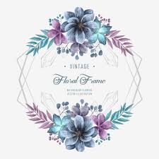 Elegant Blue And Purple Watercolor Flower Floral Frame Wedding Invitation Decoration Background Pattern Flower Png Transparent Clipart Image And Psd File For In 2020 Watercolor Flowers Pattern Watercolor Flowers Watercolor Flower Wreath