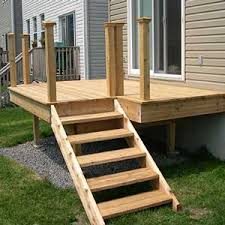Placing the stairs at a right angle from the house keeps them from interfering with views from. Building Stairs For Decks Stairs Layout Stringers And More
