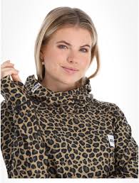 Eivy, Icecold Hood maglia termica donna Leopard marrone