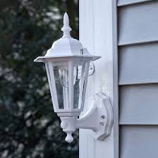 Set Of 2 15 Battery Motion Sensor White Outdoor Wall Lights 64r84 Lamps Plus Led Outdoor Wall Lights Wall Lights Outdoor Wall Lights