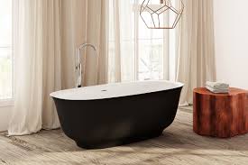 A freestanding bathtub can be defined as freestanding bathtubs with shower curtains or wet room enclosures are necessary to either keep water in the bathtub or the freestanding bathtub with shower can be open, that is with no shower. Freestanding Tubs Everything You Need To Know Qualitybath Com Discover