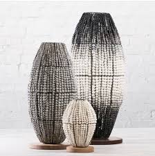 Floor Lamps South Africa Clay Beads African Design Craft Handmade Black And White Beaded Lamps Floor Lamp White Floor Lamp