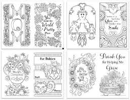 Mother S Day Cards To Color Drawn By Artist Jennifer Stay Mothers Day Coloring Pages Coloring Pages Printable Coloring Pages