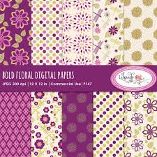 Check out our bold geometric print selection for the very best in unique or custom, handmade pieces from our shops. Foral Digital Paper In Purple And Ivory Featuring Floral And Geometric Patterns Perfect For Scrapbooking And Planner Design P147 By Lilmade Designs Catch My Party