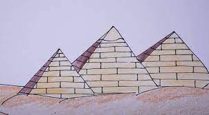 Choose the size of the front of your pyramid, e.g. How To Draw A Pyramid Step By Step