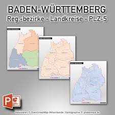 Maybe you would like to learn more about one of these? Baden Wurttemberg Powerpoint Karte Landkreise Postleitzahlen