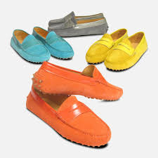 Italian shoe brands for ladies. Grey Suede Patent Designer Ladies Italian Driving Moccasins