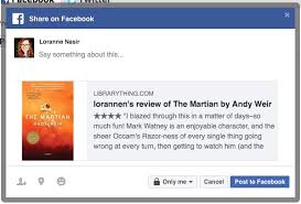 In fact, facebook alone holds 19% of all customer reviews. Facebook The Librarything Blog
