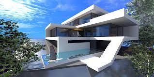 Modern house in the woods! Modern House Minecraft Project Minecraft Modern House Minecraft Modern Minecraft Modern House Blueprints