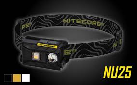 Nitecore Nu25 360 Lumen Usb Rechargeable Headlamp With Red High Cri Light