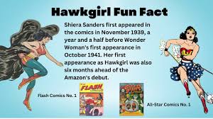 A fact for Hawkgirl and Wonder Woman fans! Hawkgirl is the best.