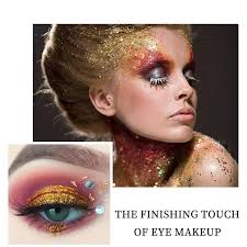 Zhaghmin Naked Eyeshadow Palette Monochrome Broken Diamond Eyeshadow Waterproof Lasting Stage Eye Makeup Pearlescent Sequin Eyeshadow Makeup Japanese