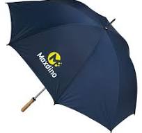 Personalized Navy Blue 60 inchArc Sports Golf Logo Umbrellas