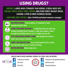 Fentanyl is also mixed with cocaine. Fentanyl Awareness Campaign Live4lali