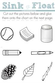 Sink Or Float Chart Sink Or Float Science Worksheets Kindergarten Science