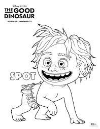 Free Disney The Good Dinosaur Spot Coloring Page Mama Likes This Dinosaur Coloring Pages The Good Dinosaur Dinosaur Coloring