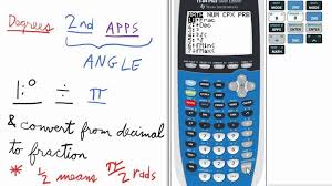 Convert From Degrees To Radians Ti 84 Calculator Usa Shares Niche Confidence Level Graphing Calculators Calculator
