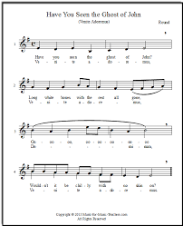 Free Sheet Music Have You Seen The Ghost Of John For Voice Violin Or Fiddle In E Minor Music Classroom Activities Teaching Music Music Writing