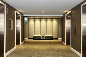 Decorative fabric wrapped custom acoustical wall panels. Upholstered Wall Panelling Custom Made By Aspen Commercial Interiors