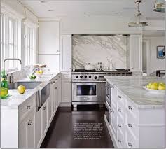 Cote De Texas White Marble For The Kitchen Yes Or No Kitchen Trends Kitchens Without Upper Cabinets Kitchen Inspirations